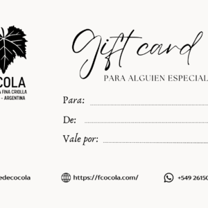 Gift Card - Tarjeta de Regalo